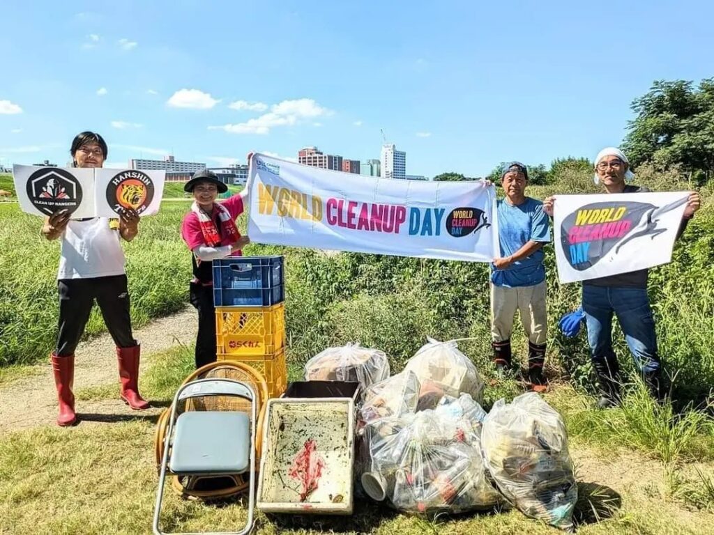 淀川太子橋地区の清掃活動
