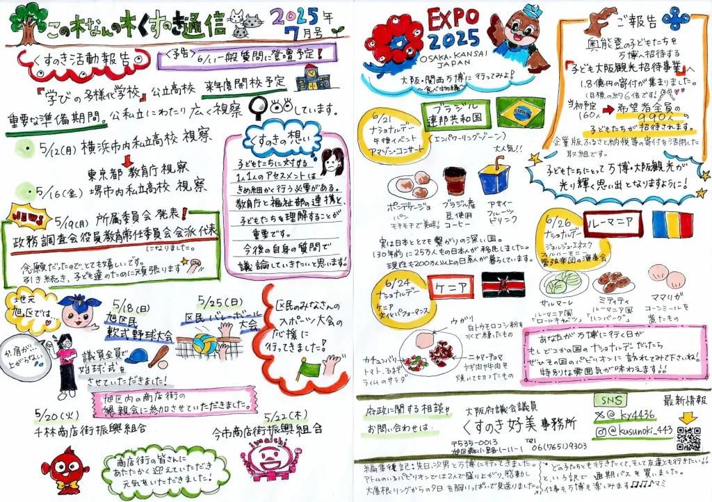 くすのき通信7月号